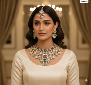 kundan-choker-set-pink-and-green