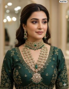 AD-Choker-and-Long-Necklaces-Dark-Green