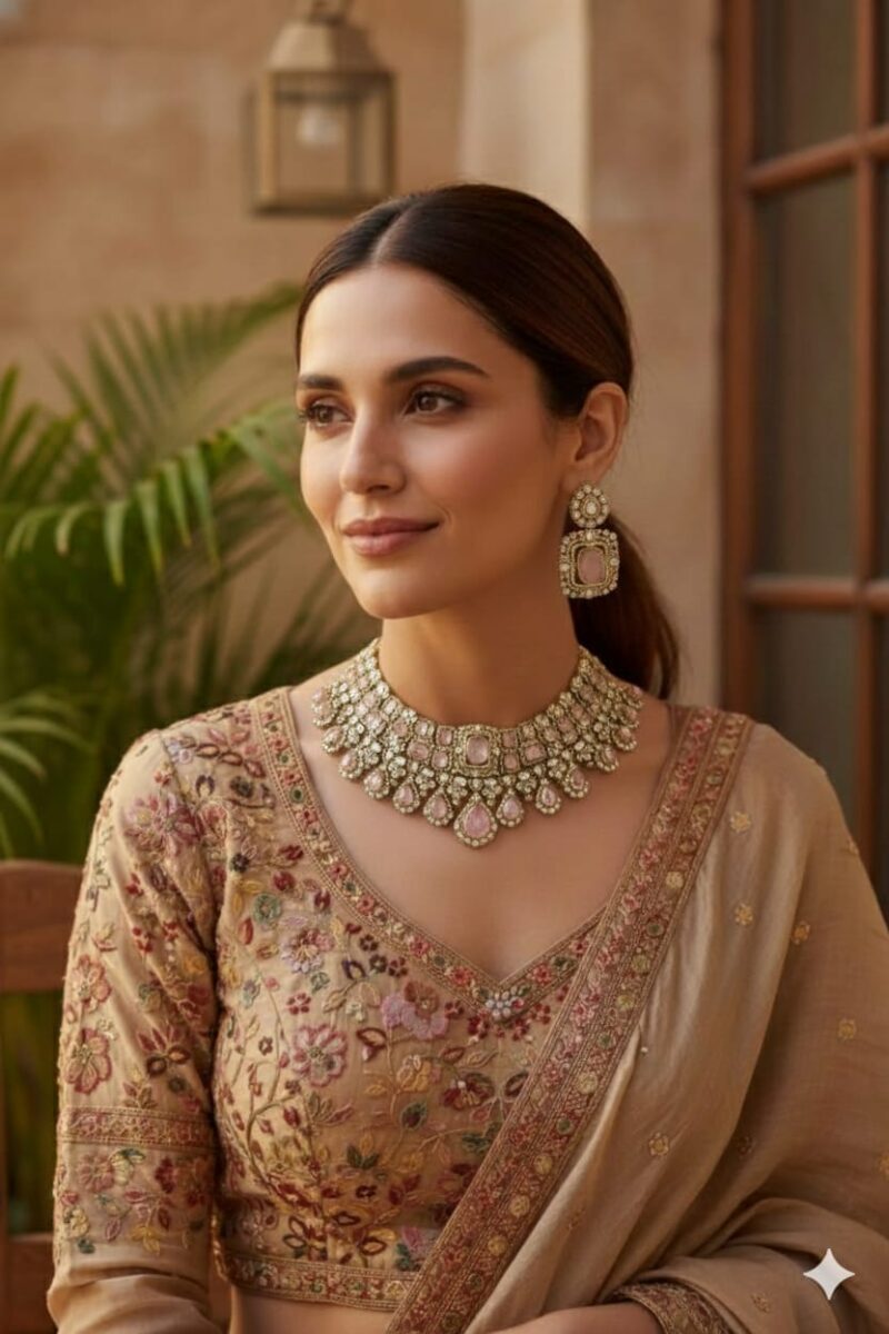 AD-Choker-with-Earrings-Baby-Pink