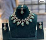 AD-Short-Necklace-with-Earrings-and-Tika-Light-Blue