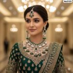 Heavy Choker with Seven Latkan Earrings Tikka