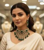 Kundan-Heavy-Choker-Dark-Green