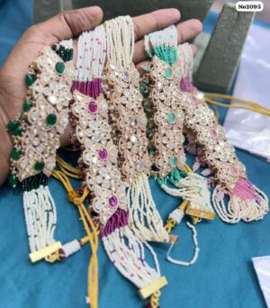 Multi colour Choker with earrings