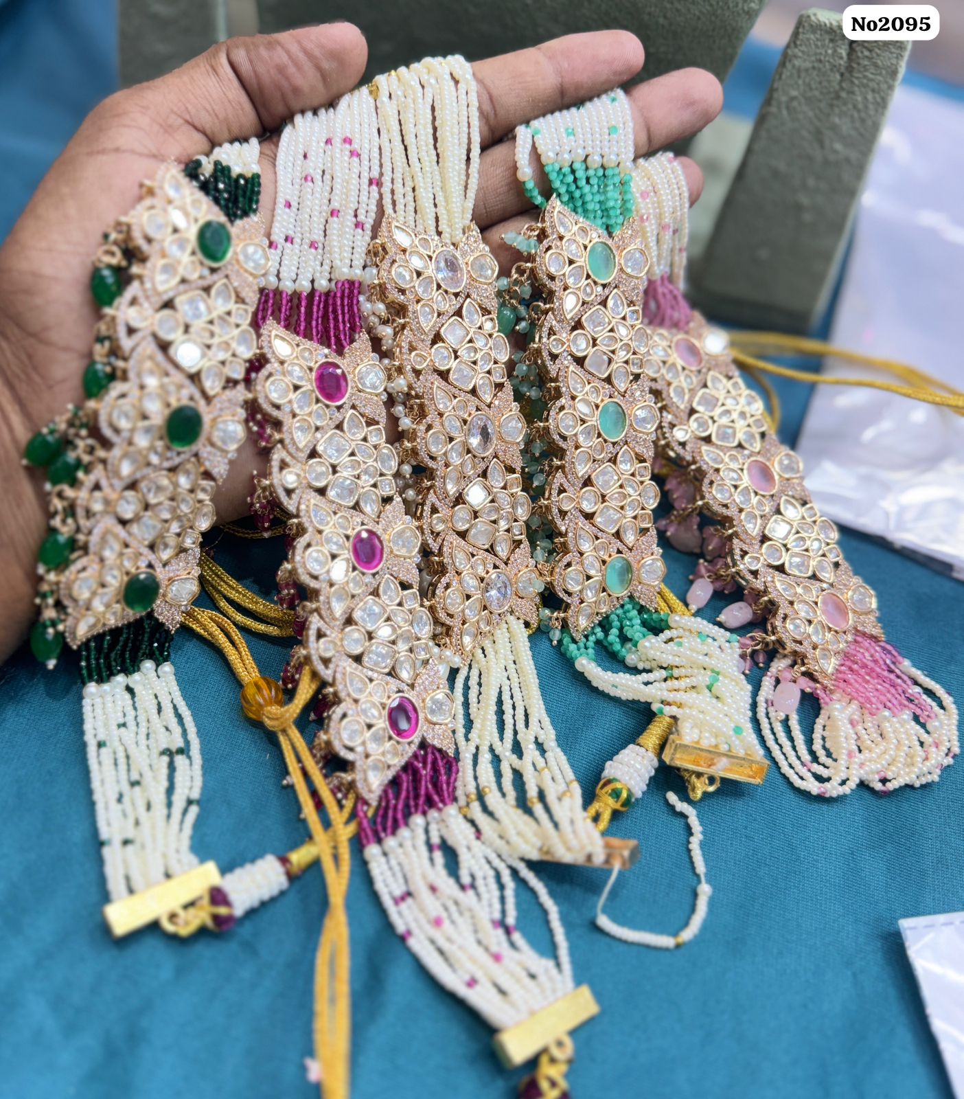 Multi colour Choker with earrings