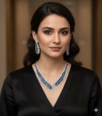 AD-Choker-with-Earrings-Dark-Blue